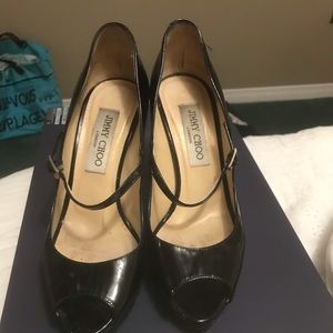 Jimmy choo Mary Janes payent leather